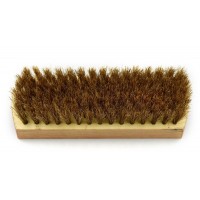 natural hair shoe brush brushes for leather shoe care wooden shoe brush